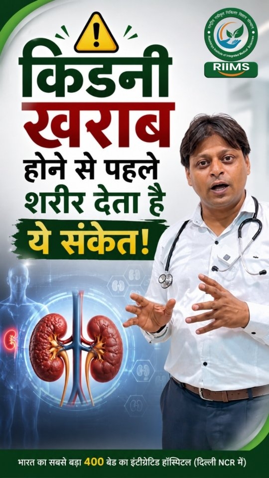 ⚠️ किडनी खराब होने से पहले शरीर देता है ये संकेत!