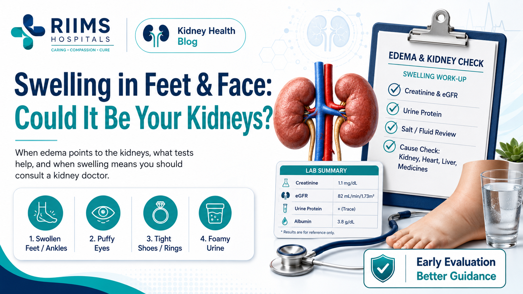 Swelling in Feet & Face: Could It Be Your Kidneys?